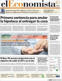 Portada El Economista 2017-01-10