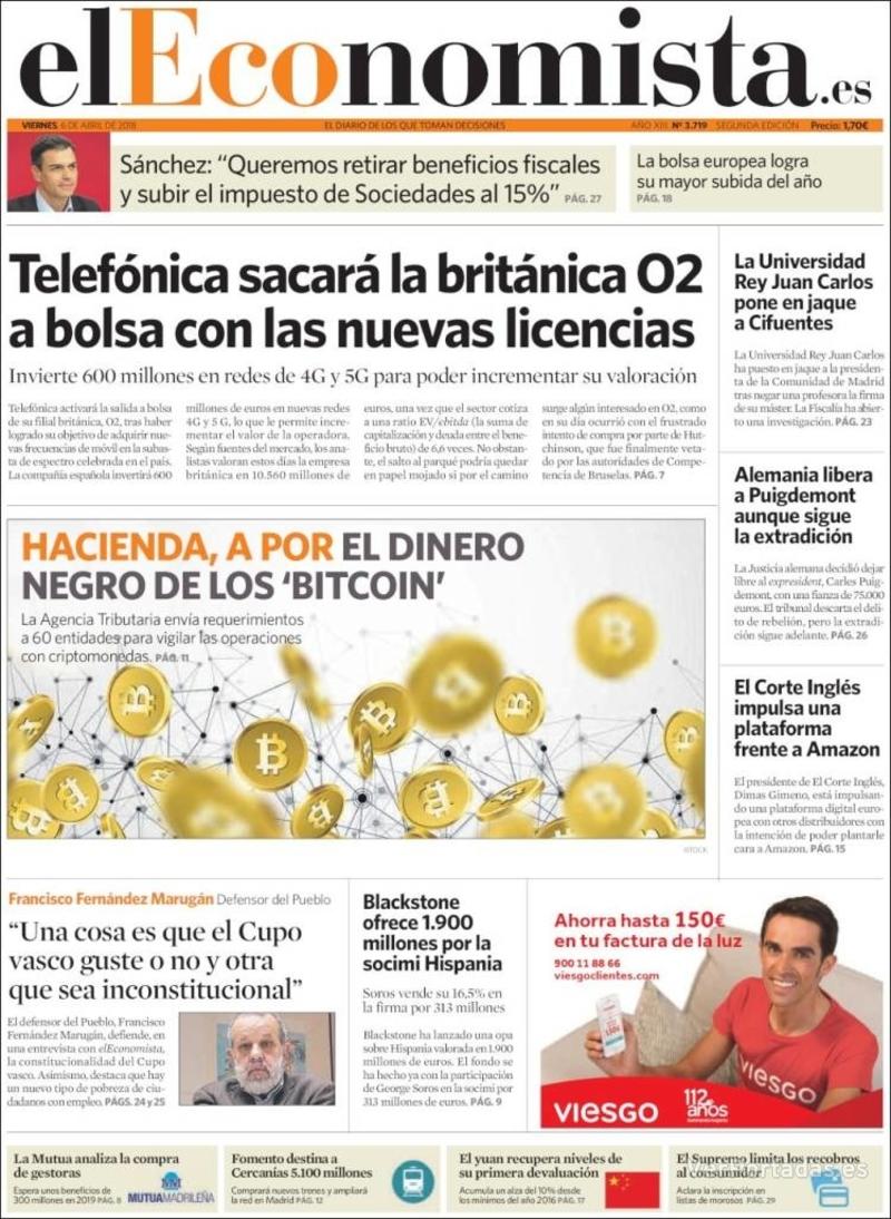 Portada Expansión 2018-04-06