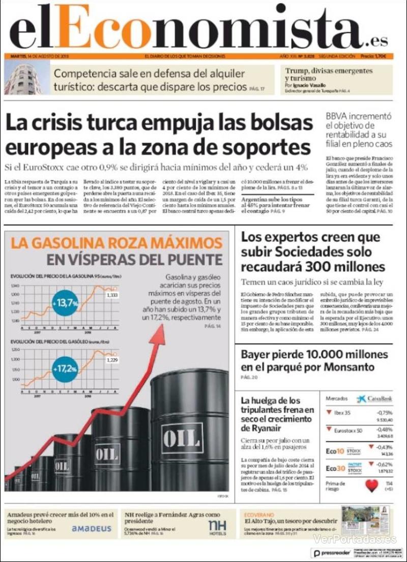Portada Expansión 2018-08-14