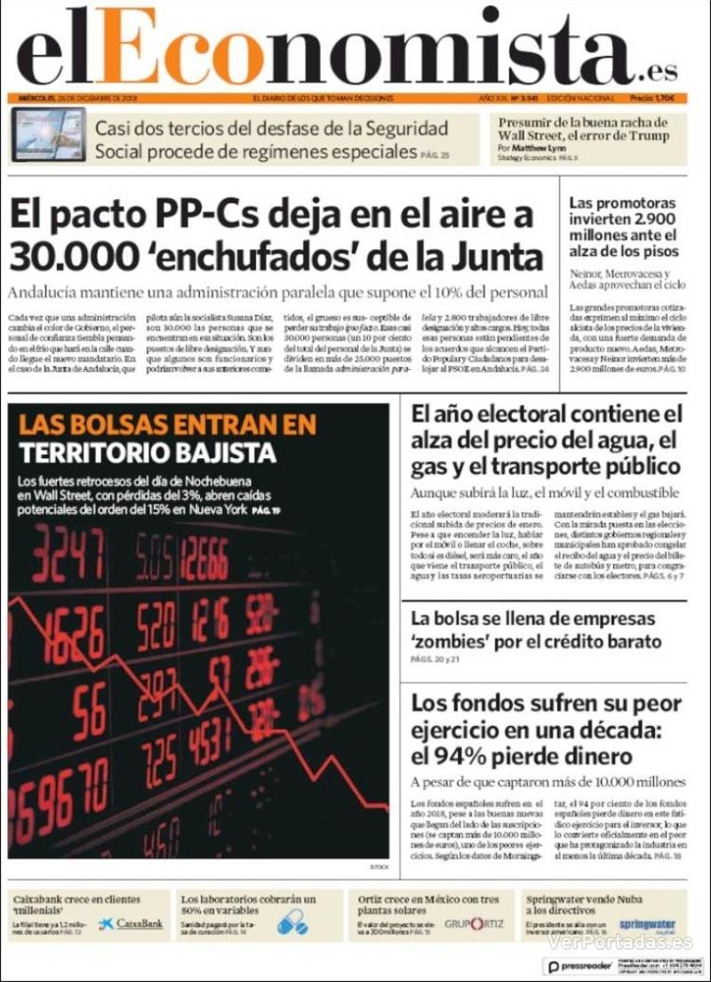 Portada Expansión 2018-12-26