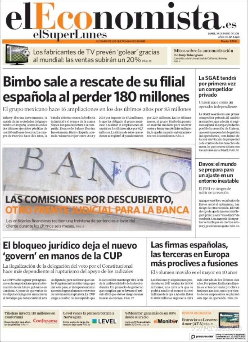 Portada Expansión 2018-01-29