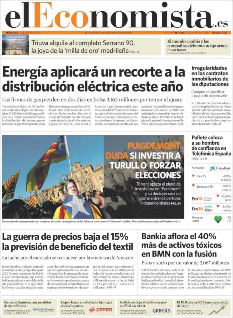 Portada Expansión 2018-01-31