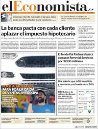 Portada El Economista 2018-10-23