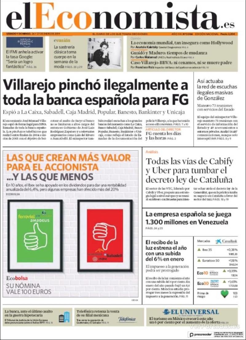 Portada Expansión 2019-01-26