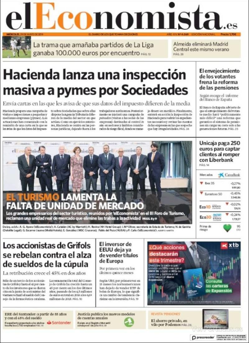 Portada Expansión 2019-05-29