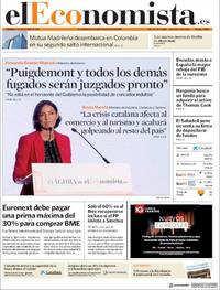 Portada El Economista 2019-11-08