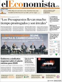 Portada El Economista 2019-12-10