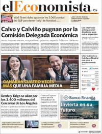 Portada El Economista 2019-11-22