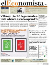 Portada El Economista 2019-01-26