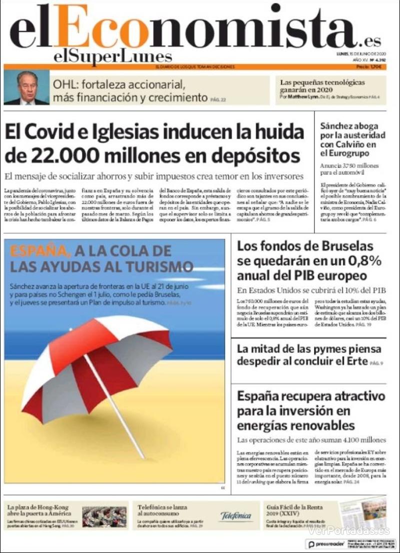 Portada Expansión 2020-06-15