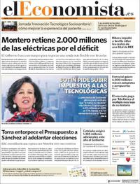 Portada El Economista 2020-01-30