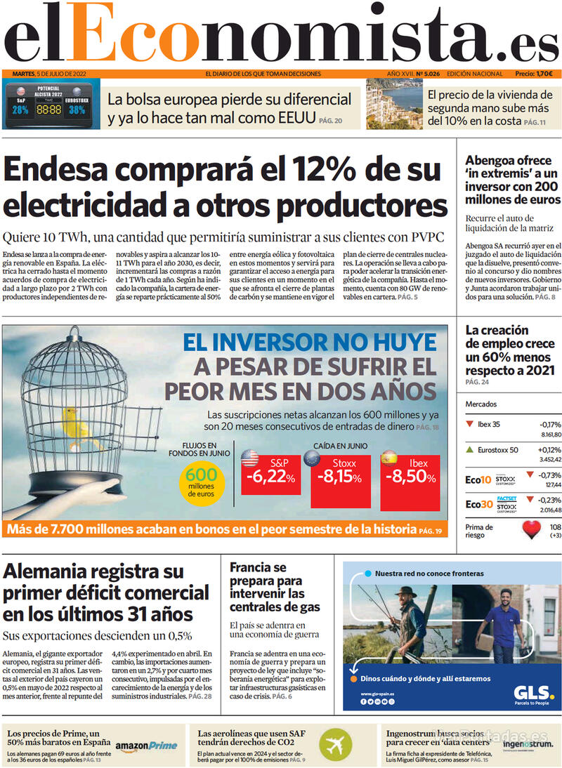 Portada El Economista 2022-07-06