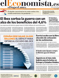 Portada El Economista 2022-08-01