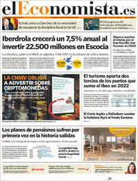 Portada El Economista 2022-01-18