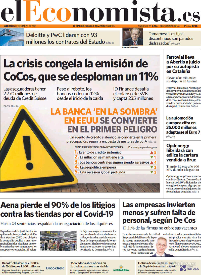 Portada El Economista 2023-03-23