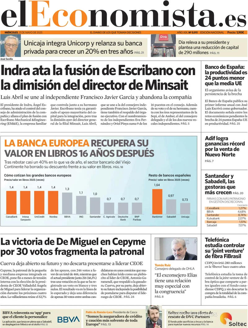 Portada Expansión 2025-05-21