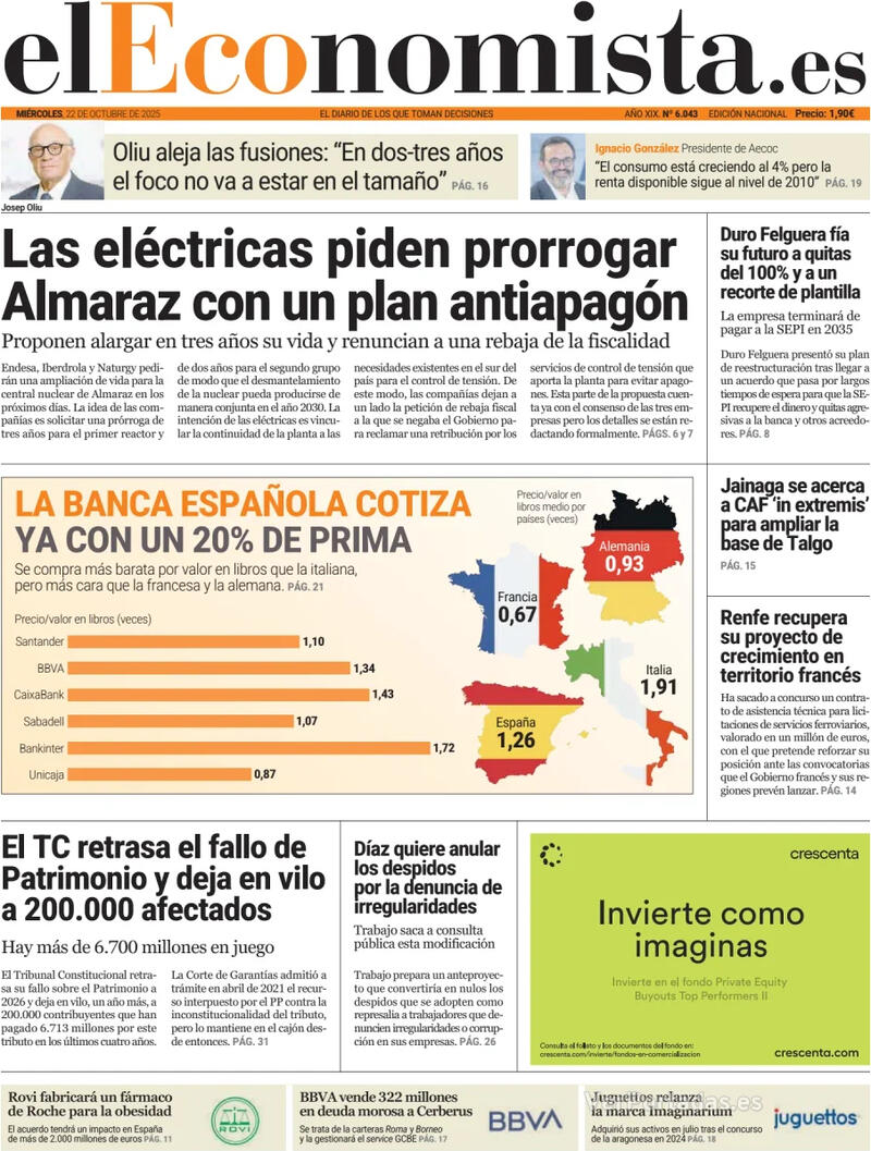 Portada Expansión 2025-10-22