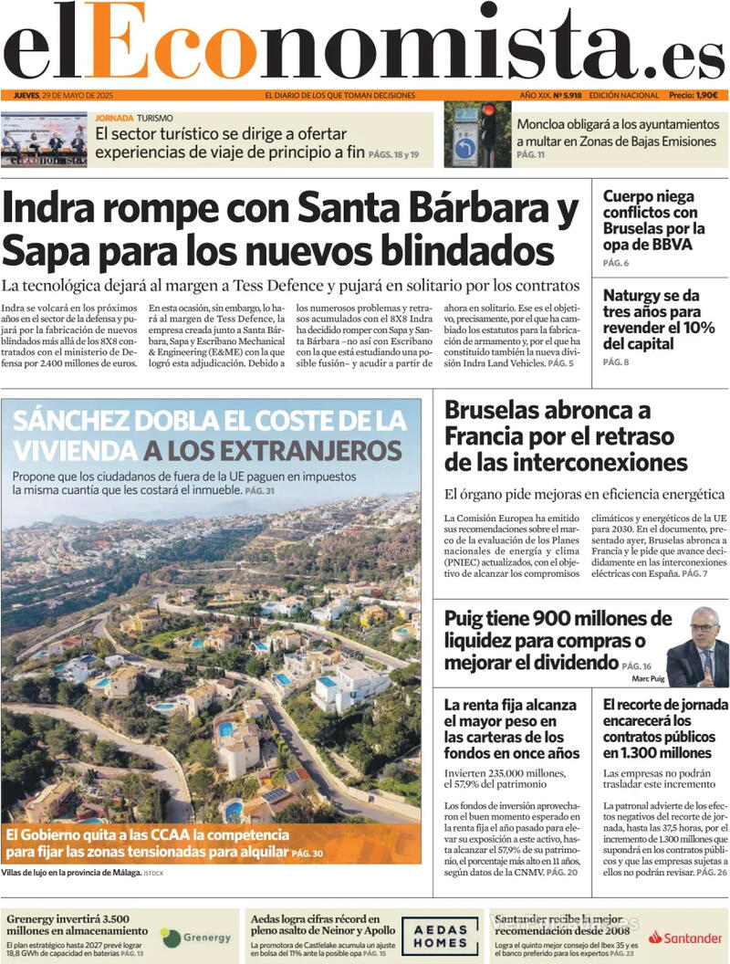 Portada Expansión 2025-05-29