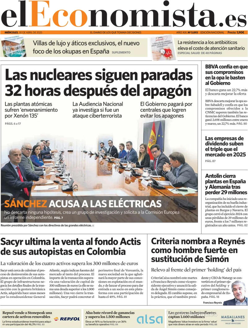 Portada Expansión 2025-04-30