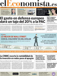 Portada periódico El Economista