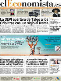 Portada El Economista 2025-12-06