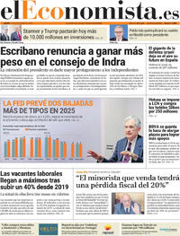 Portada El Economista 2025-09-18