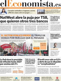 Portada periódico El Economista