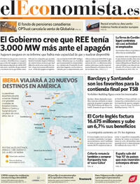 Portada El Economista 2025-06-20