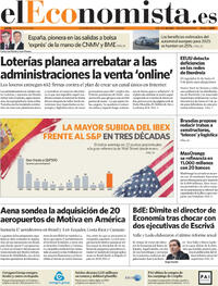 Portada periódico El Economista
