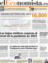Portada El Economista 2025-10-28