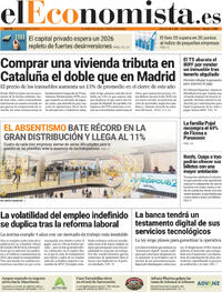 Portada El Economista 2025-12-30