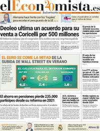 Portada El Economista 2026-08-28