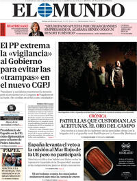 Portada El Mundo 2023-12-24