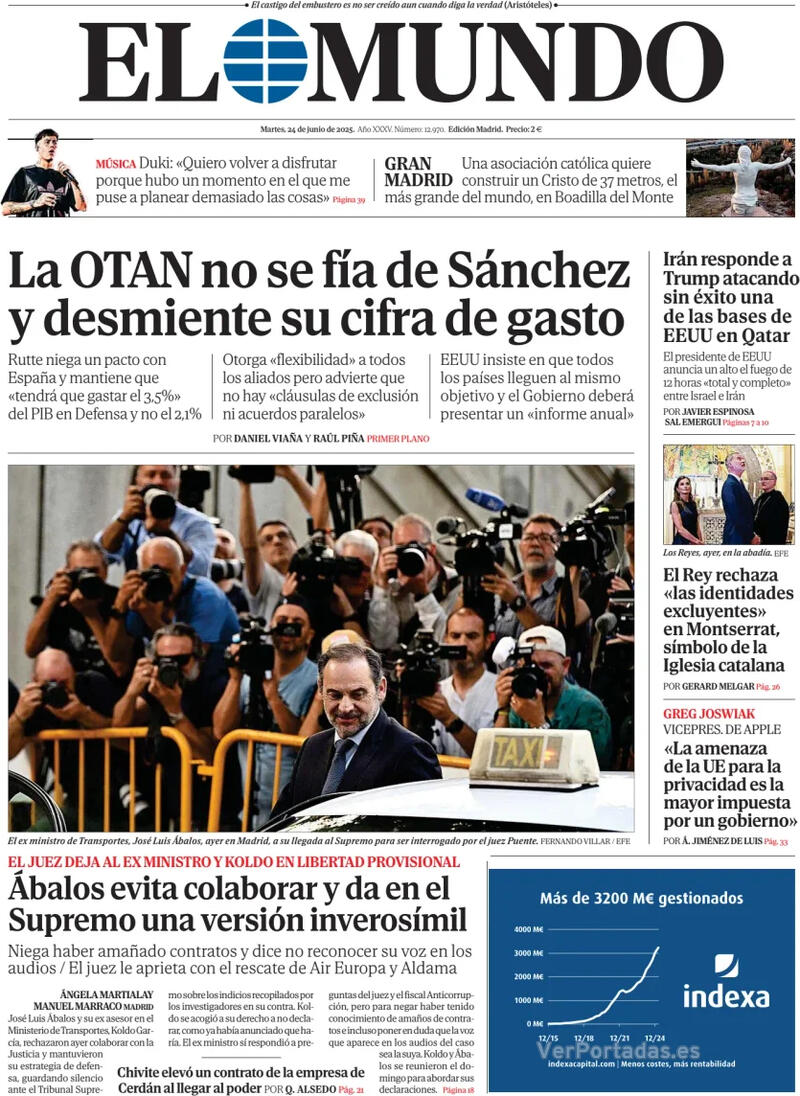 Portada La Razón 2025-06-24
