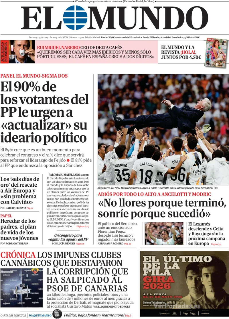 Portada La Razón 2025-05-25