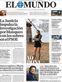 Portada El Mundo 2025-11-01