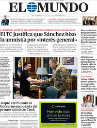 Portada periódico El Mundo