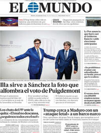 Portada El Mundo 2025-09-03
