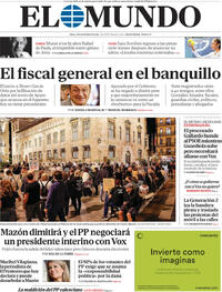 Portada El Mundo 2025-11-03