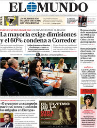 Portada periódico El Mundo