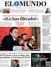Portada El Mundo 2025-11-04