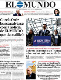Portada El Mundo 2025-11-06