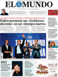 Portada periódico El Mundo