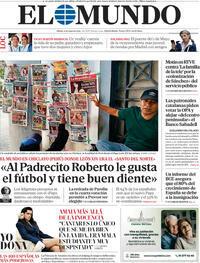 Portada periódico El Mundo