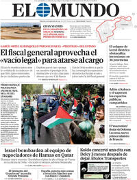 Portada El Mundo 2025-09-10
