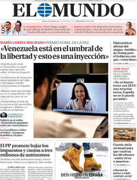 Portada El Mundo 2025-10-11