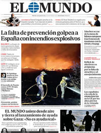 Portada periódico El Mundo