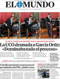 Portada El Mundo 2025-11-13