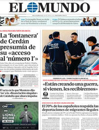 Portada El Mundo 2025-07-14
