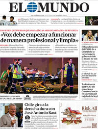 Portada El Mundo 2025-12-15